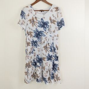 Papa Vancouver Floral Dress Size Medium